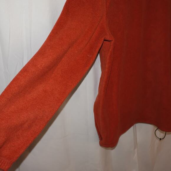 Croft & Borrow XL Flannel Jacket in Cognac Zip front Pockets Zip Long sleeves - Picture 6 of 12